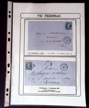 1750-1900 Superbe collection de marques postales sur