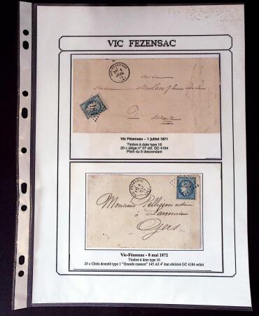 1750-1900 Superbe collection de marques postales sur