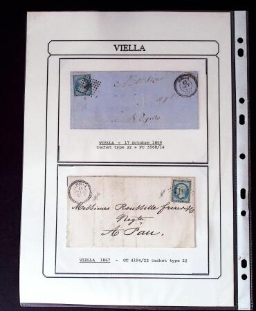 1750-1900 Superbe collection de marques postales sur
