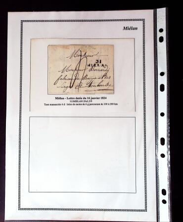 1750-1900 Superbe collection de marques postales sur