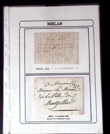 1750-1900 Superbe collection de marques postales sur