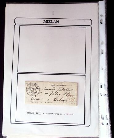 1750-1900 Superbe collection de marques postales sur