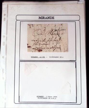 1750-1900 Superbe collection de marques postales sur