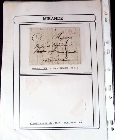 1750-1900 Superbe collection de marques postales sur