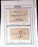 1750-1900 Superbe collection de marques postales sur