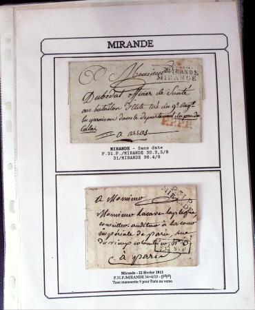 1750-1900 Superbe collection de marques postales sur