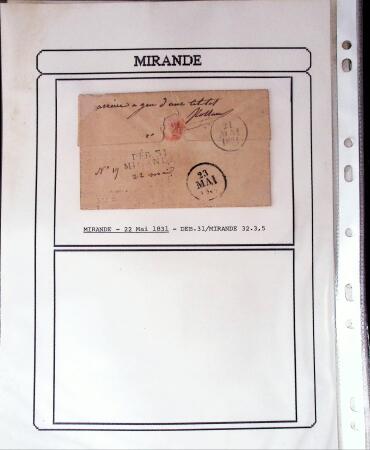 1750-1900 Superbe collection de marques postales sur