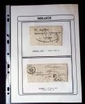 1750-1900 Superbe collection de marques postales sur