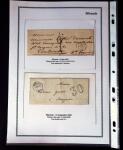 1750-1900 Superbe collection de marques postales sur