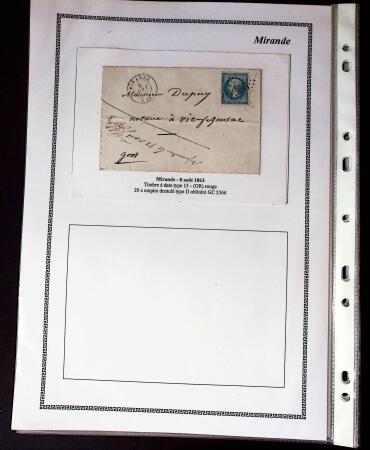 1750-1900 Superbe collection de marques postales sur