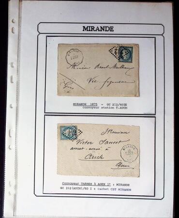 1750-1900 Superbe collection de marques postales sur