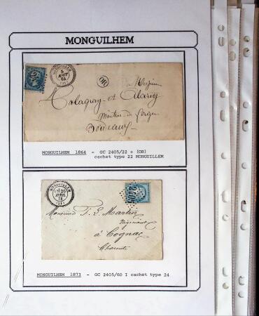 1750-1900 Superbe collection de marques postales sur