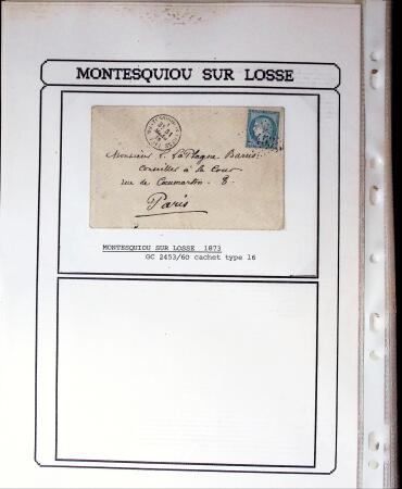 1750-1900 Superbe collection de marques postales sur