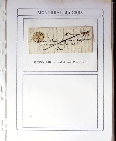 1750-1900 Superbe collection de marques postales sur
