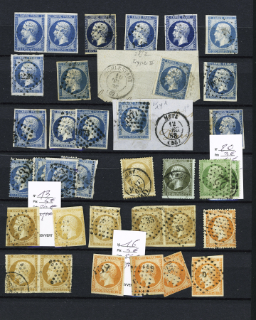 1849-1936 Petit ensemble principalement de timbres