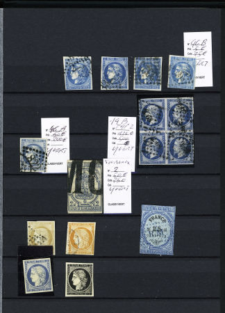 1849-1936 Petit ensemble principalement de timbres
