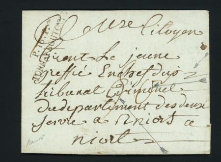 MP "P16 P Tonnay Boutonne" (43x9-1796), ind 26 - RRR. TB