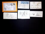 36 MP et lettres affranchies de Valençay dont 2 ports payés, boites rurales, taxes etc. TB lot