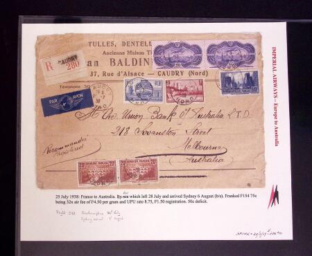 N°15 (dont 2 paires) sur 4 lettres pour l'Australie,