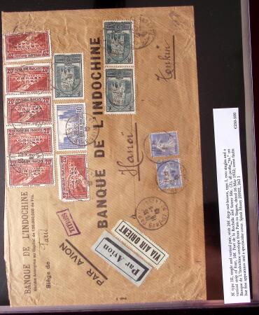 N°262 39 lettres plus un devant et un bon d'expédition