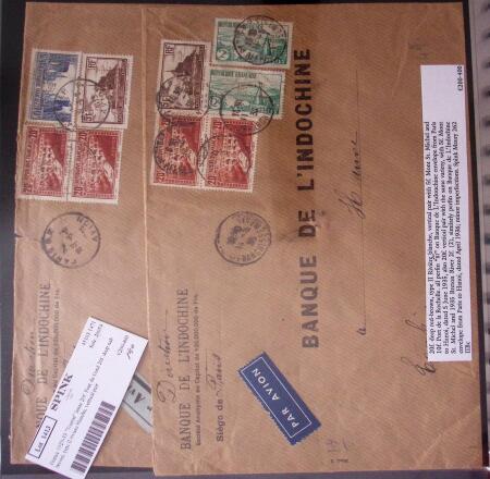 N°262 39 lettres plus un devant et un bon d'expédition