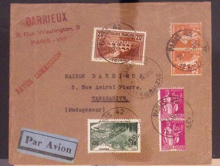 N°262 39 lettres plus un devant et un bon d'expédition