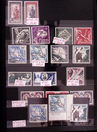 Collection de timbres de Monaco