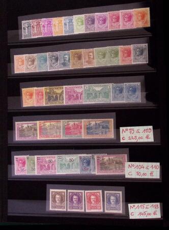 Collection de timbres de Monaco