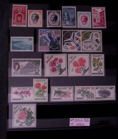 Collection de timbres de Monaco
