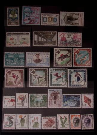 Collection de timbres de Monaco
