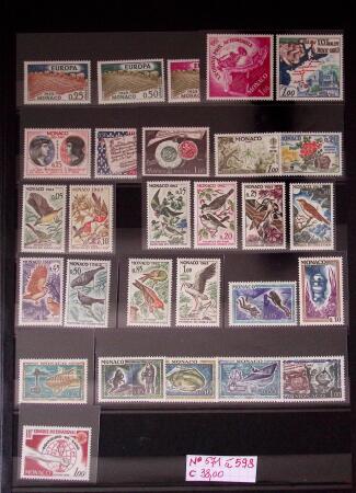 Collection de timbres de Monaco