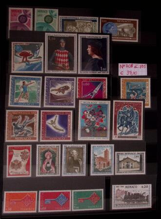 Collection de timbres de Monaco