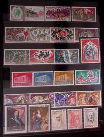 Collection de timbres de Monaco
