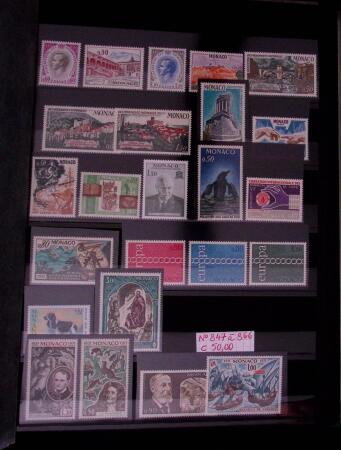 Collection de timbres de Monaco