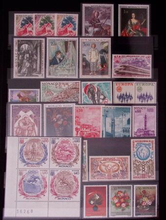 Collection de timbres de Monaco
