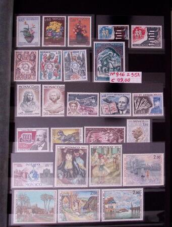 Collection de timbres de Monaco