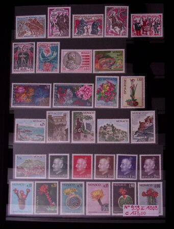 Collection de timbres de Monaco