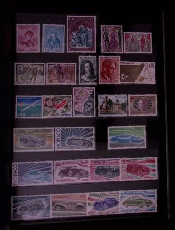 Collection de timbres de Monaco