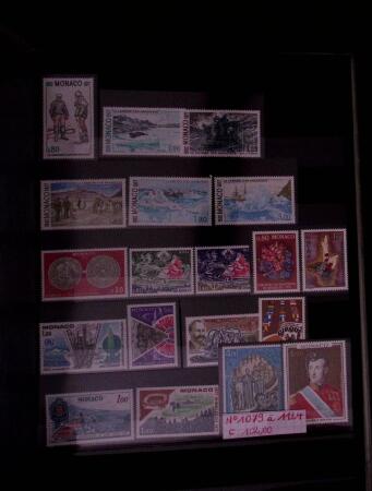 Collection de timbres de Monaco