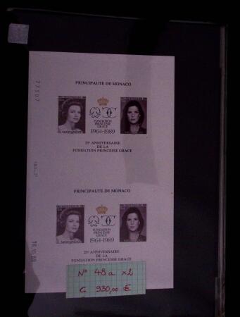 Collection de timbres de Monaco