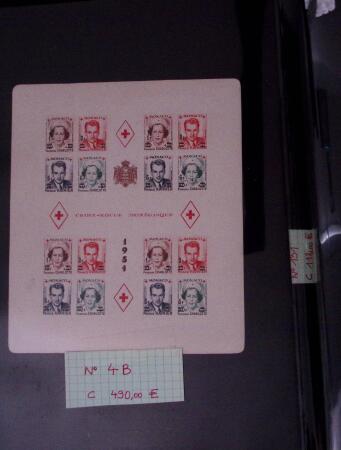 Collection de timbres de Monaco