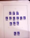 1925-1955, Collection de 750 timbres avec publicités, surtout
