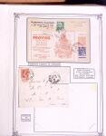 1925-1955, Collection de 750 timbres avec publicités, surtout