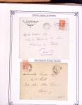 1925-1955, Collection de 750 timbres avec publicités, surtout