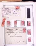 1925-1955, Collection de 750 timbres avec publicités, surtout