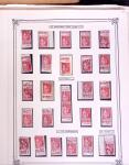 1925-1955, Collection de 750 timbres avec publicités, surtout