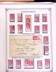 1925-1955, Collection de 750 timbres avec publicités, surtout