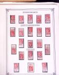 1925-1955, Collection de 750 timbres avec publicités, surtout