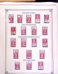 1925-1955, Collection de 750 timbres avec publicités, surtout