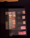 1925-1955, Collection de 750 timbres avec publicités, surtout